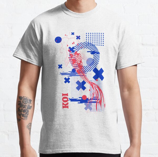 Vista previa del artículo con la obra «Gráfico de pez Koi # 2», diseñado y vendido por SobaWaveStudio.