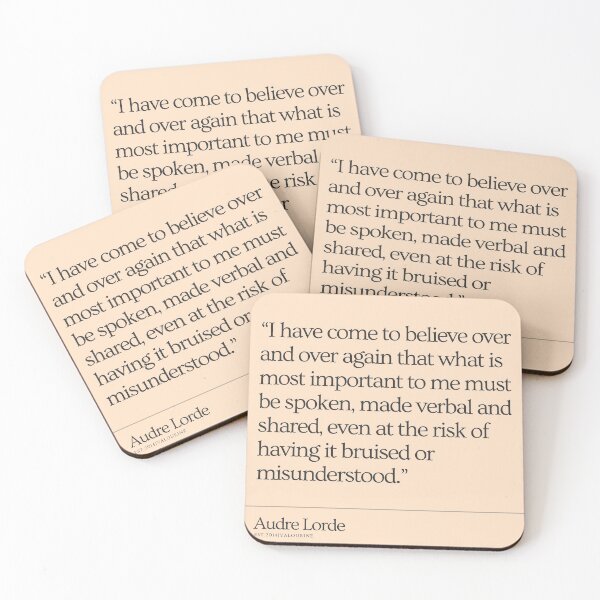 Item preview, 6   | Audre Lorde Quote 200821 Feminist Literary Quotes Inspiring Feminism Motivational Poem Poetry Gifts Poet  designed and sold by QuotesGalore.