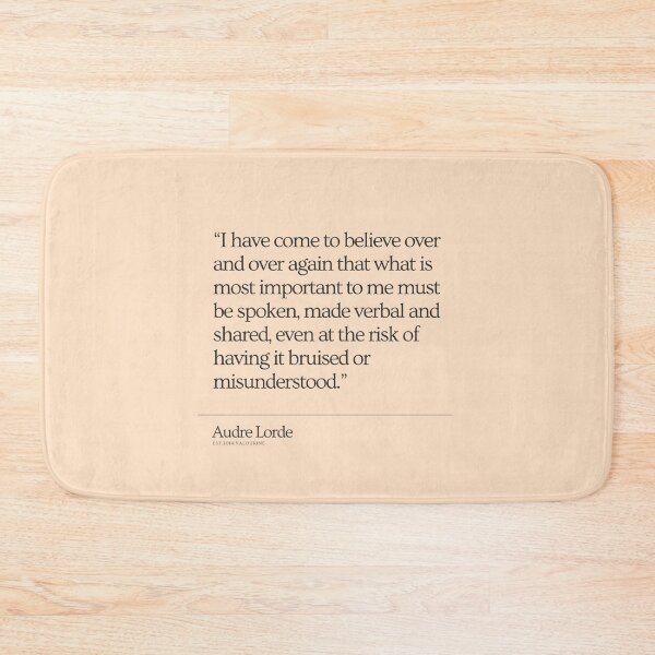 Item preview, 6   | Audre Lorde Quote 200821 Feminist Literary Quotes Inspiring Feminism Motivational Poem Poetry Gifts Poet  designed and sold by QuotesGalore.