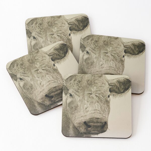 Item preview, cow painting pillow, prints and more designed and sold by RuthlesRuth.