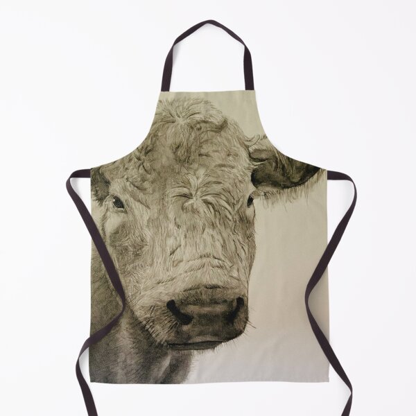Item preview, cow painting pillow, prints and more designed and sold by RuthlesRuth.