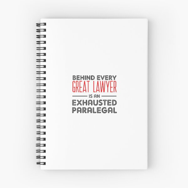 Item preview, Behind Every Great Lawyer is an Exhausted Paralegal designed and sold by AwesomeProject.