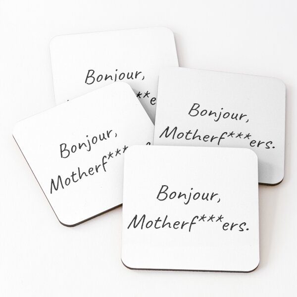 Item preview, Bonjour Motherf***ers Cool Sassy Design  designed and sold by FastLaneGroove.