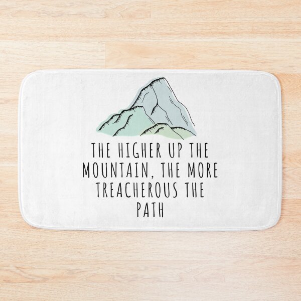 Item preview, the higher up the mountain, the more treacherous the path. designed and sold by knst-wrk.