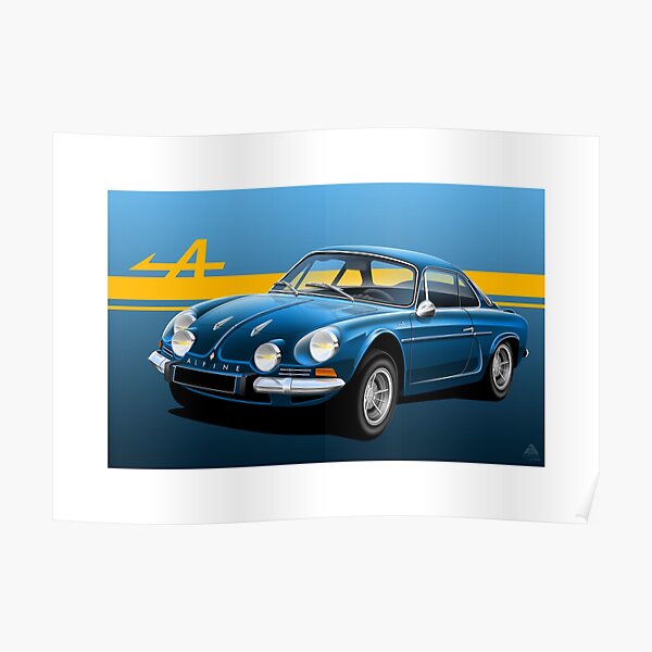 Oeuvre d'affiche - Classic Alpine A110 Poster