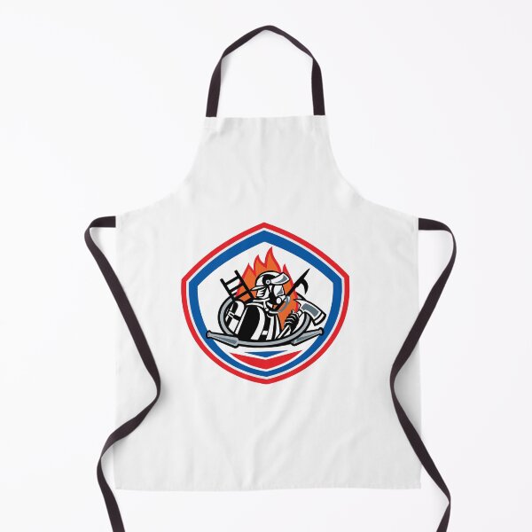 Item preview, Fire Man Fire Department Symbol with Firefighter in Flames designed and sold by cartattz.