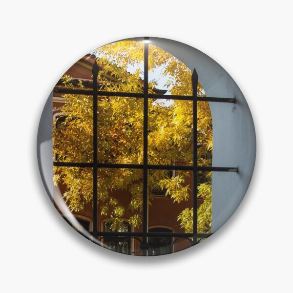 Item preview, Autumn Through the Fence Window designed and sold by Georgia Mizuleva.