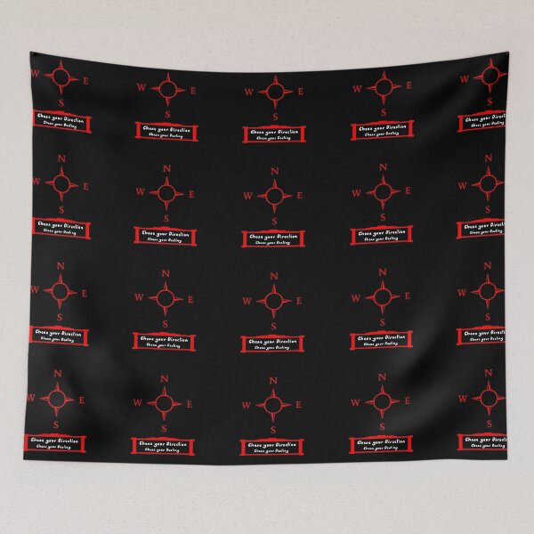 Item preview, Compass Pattern in Red Design  designed and sold by Artnigel.