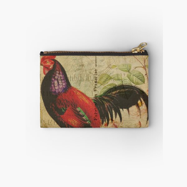 Item preview, Rooster Cock Vintage Postcard Carte Postale Shabby Chic designed and sold by WizardsWorld.