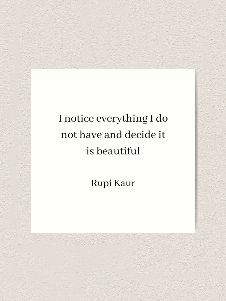 Rupi Kaur- Just Bloom Art Print for Sale by HighSociety00