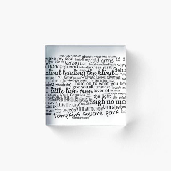 Item preview, Mumford and Sons Discography Word Art designed and sold by pendragon5.