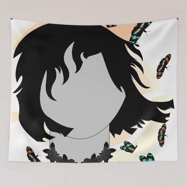 Item preview, Faceless woman with wind and butterflies background  designed and sold by SGS-.