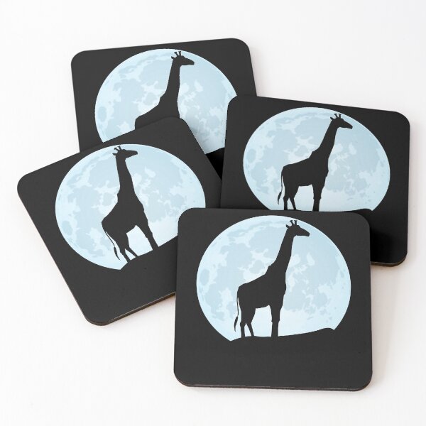 Item preview, giraffe lover silhouette moon designed and sold by alaechamlal.