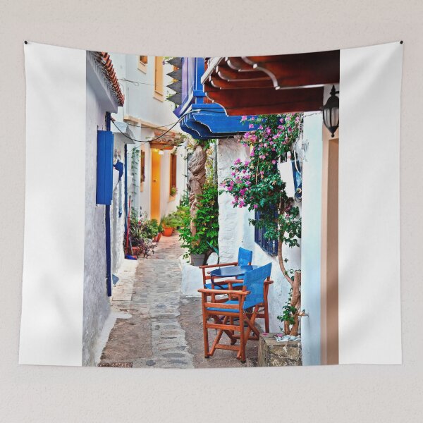 Item preview, Picturesque alley in Skopelos designed and sold by Hercules Milas.