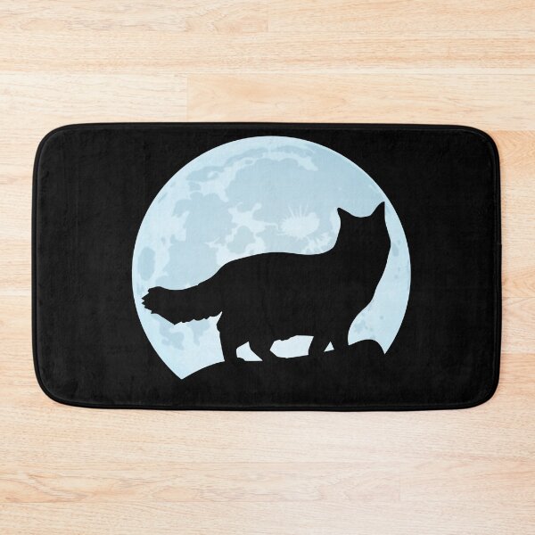 Item preview, cat lover moon gift ragdoll cats silhouette designed and sold by alaechamlal.