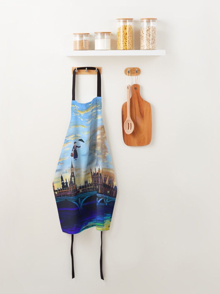 Alternate view of Mary Poppins returns to London Apron