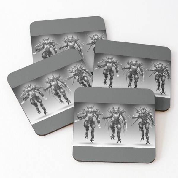 Item preview, x3 alien cyborg bounty hunter designs. designed and sold by tcross-design.