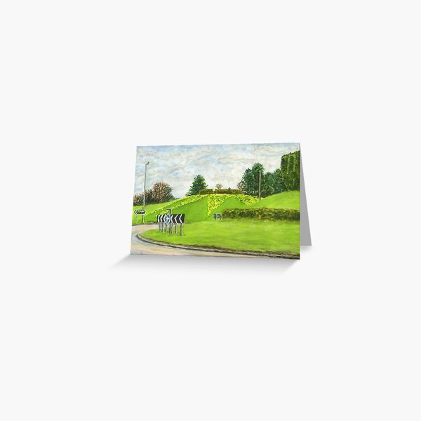 Daffodils at Kingsmead, Northwich Greeting Card