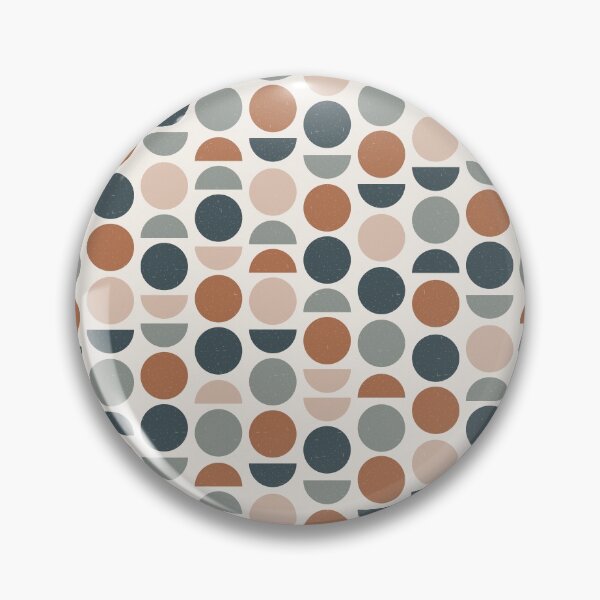 Item preview, abstract geometric wallpaper with semi circles circles designed and sold by paradiskt.