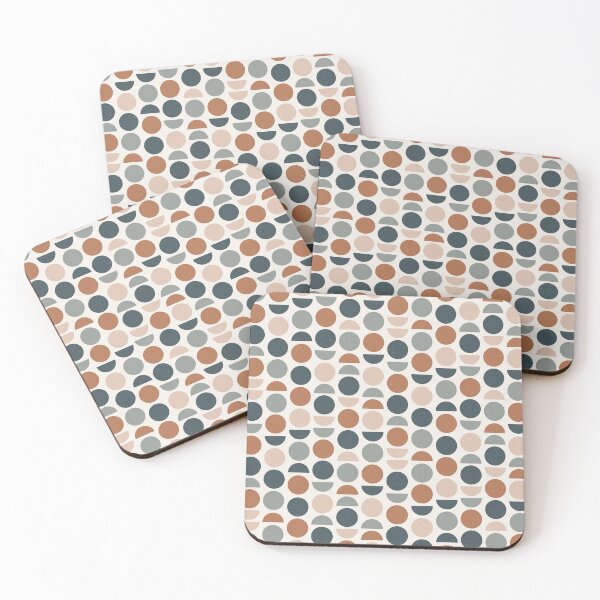 Item preview, abstract geometric wallpaper with semi circles circles designed and sold by paradiskt.