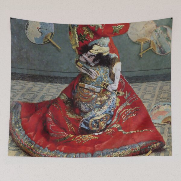 Item preview, La Japonaise (Camille in Japanese Costume), 1875, Museum of Fine Arts in Boston, Claude Monet designed and sold by TemporaryArt.