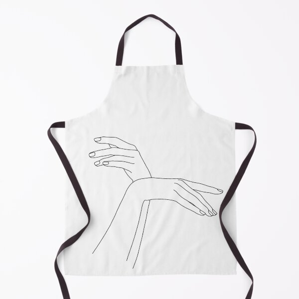 Item preview, Hands line drawing illustration - Tia designed and sold by TheColourStudy.