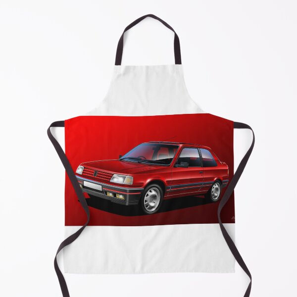 Item preview, Peu geot 309GTi (red) Illustration designed and sold by RJWautographics.