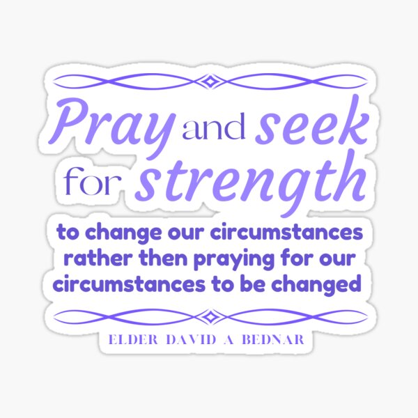 Item preview, Pray and seek for strength designed and sold by Heather Walton.