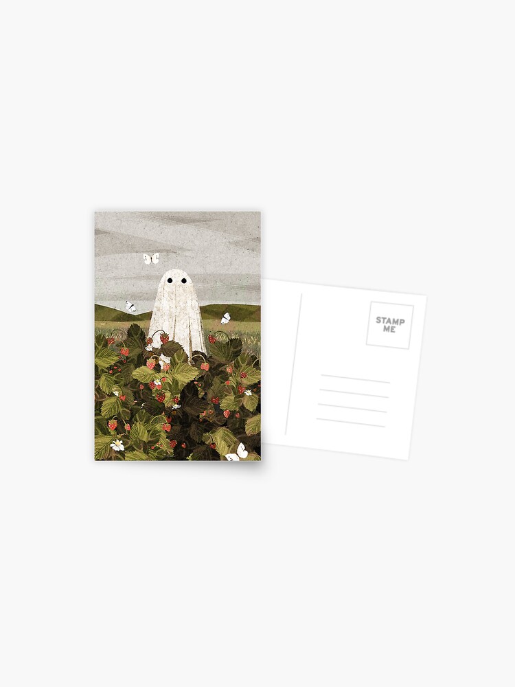 Thumbnail 1 of 2, Postcard, Strawberry Fields designed and sold by katherineblower.
