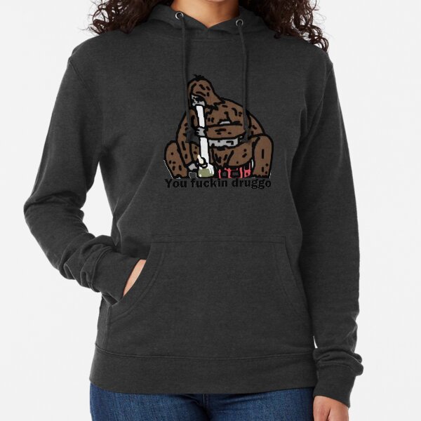 Sassy the Sasquatch fucking druggo big lez show (don't buy from that other guy) Lightweight Hoodie