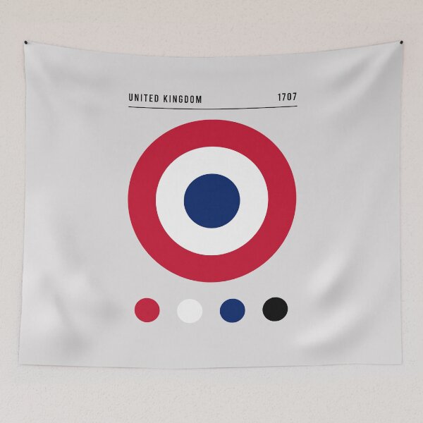 Item preview, Bauhaus Inspired United Kingdom Union Flag designed and sold by Boxing Kangaroo Retail Company.