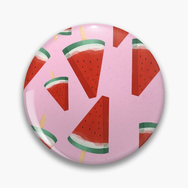 Item preview, Watermelon melon popsicles designed and sold by CoffeePandaArt.