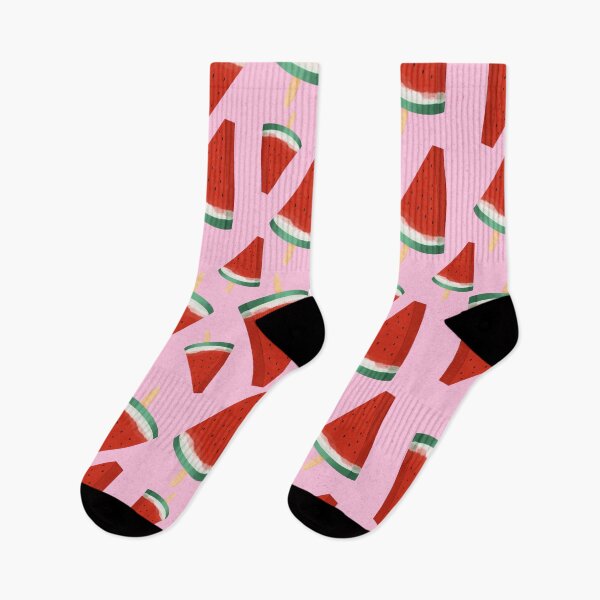 Item preview, Watermelon melon popsicles designed and sold by CoffeePandaArt.