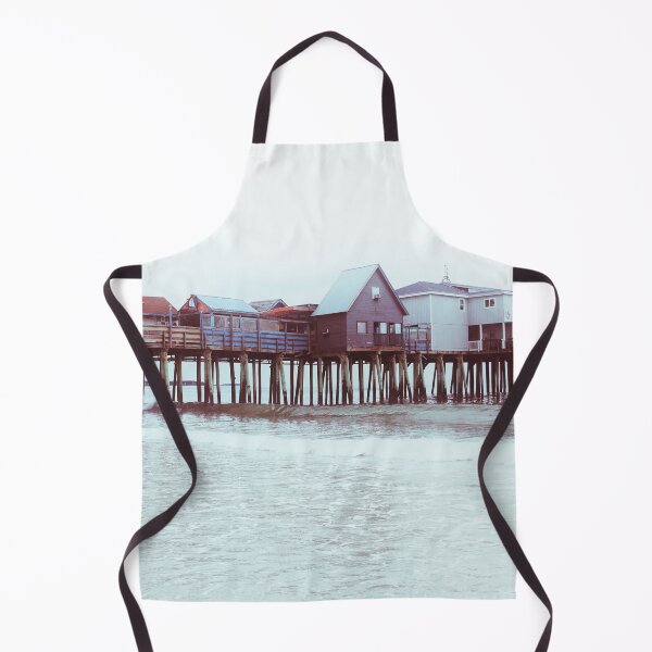 Item preview, Lovely Houses on Old Pier, Old Orchard Beach, Maine designed and sold by Yannik Hay.