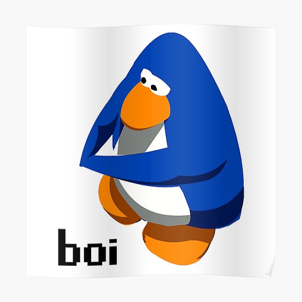 Club Penguin Meme Posters for Sale | Redbubble