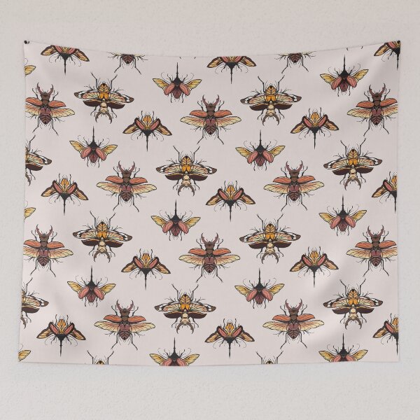 Item preview, Beautiful bugs pattern designed and sold by Milatoo.