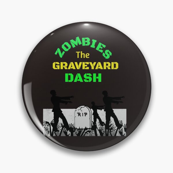 Artikelvorschau, ZOMBIES DER GRAVEYARD DASH entworfen und verkauft von MerchByCraig.