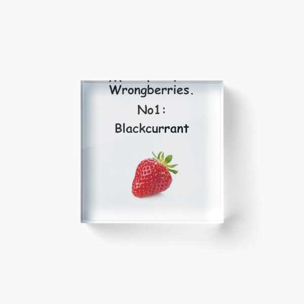 Item preview, Wrong Berries Blackcurrant designed and sold by Shedbetters.