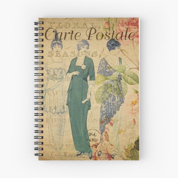 Item preview, Thirties Paris Ladies Fashion Vintage Postcard Carte Postale Shabby Chic designed and sold by WizardsWorld.