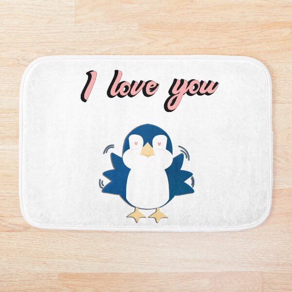 Item preview, I love you (penguin) designed and sold by Carlos Merino Jaime.