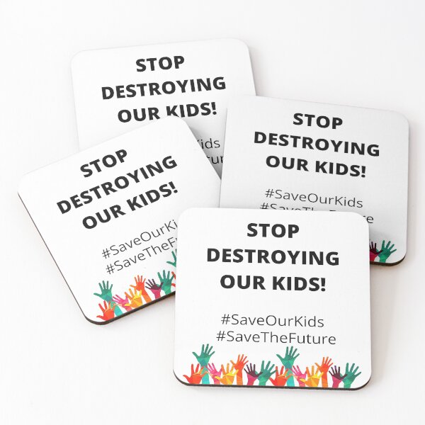 Item preview, Stop Destroying Our Kids Essential T Shirt designed and sold by ZayZayDesigns.