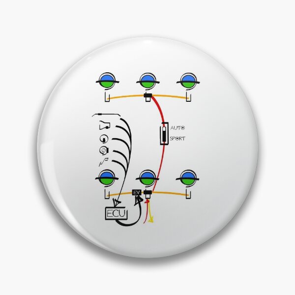 Item preview, T-shirt Car Art - Hydractive Suspension System Diagram designed and sold by RJWautographics.