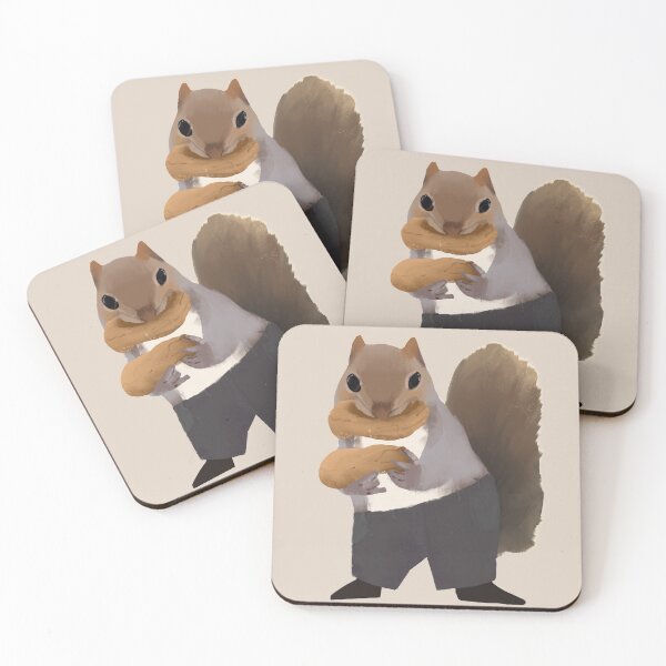Item preview, Grey squirrel wearing pants designed and sold by Caramael.