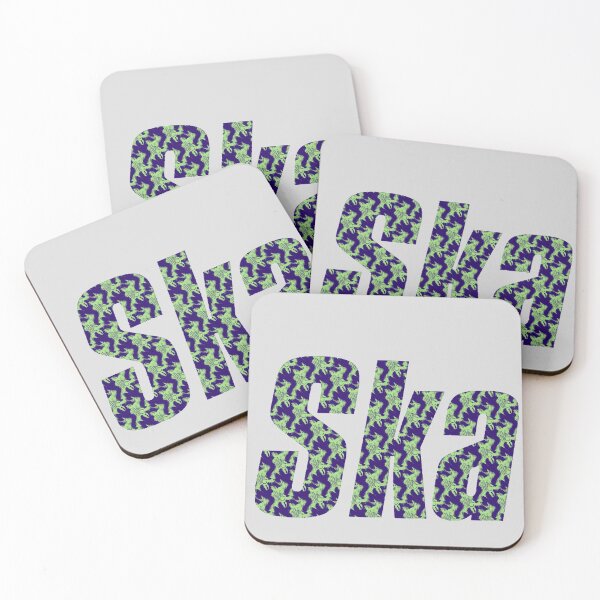 Item preview, Ska - Two Tone (Black n Green) designed and sold by weavernap.