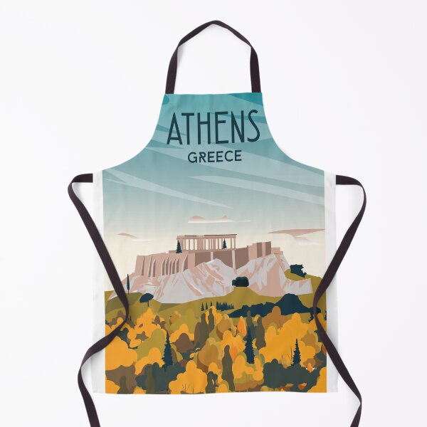 Item preview, Greece Travel Poster Athens Acropolis designed and sold by Arctic frame studio.