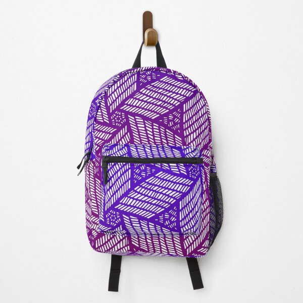 Item preview, Japanese style wood carving pattern in purple designed and sold by Maria  Singh.