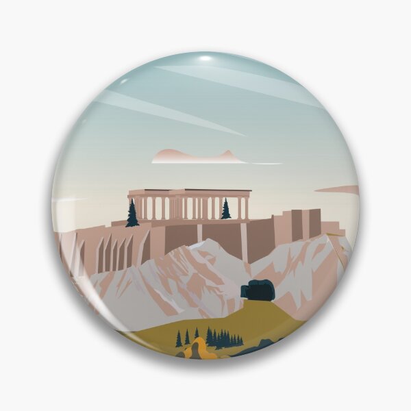 Item preview, Greece Travel Poster Athens Acropolis designed and sold by Arctic frame studio.