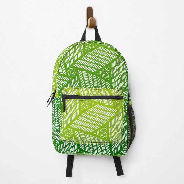 Item preview, Japanese style wood carving pattern in green designed and sold by Maria  Singh.