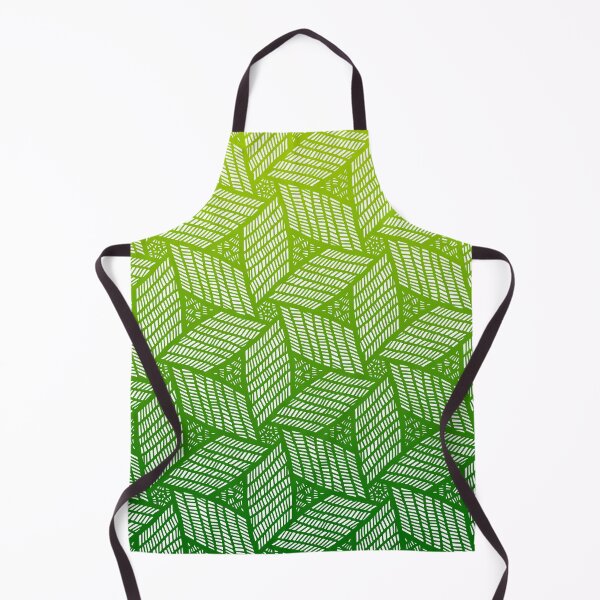 Item preview, Japanese style wood carving pattern in green designed and sold by Maria Singh.