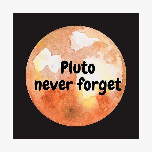 Item preview, Pluto never forget designed and sold by Screwnut.
